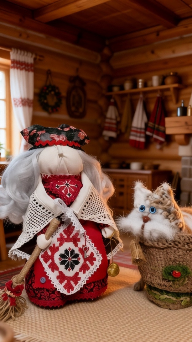 Баба-Яга - кукла обережная в древнеславянском стиле