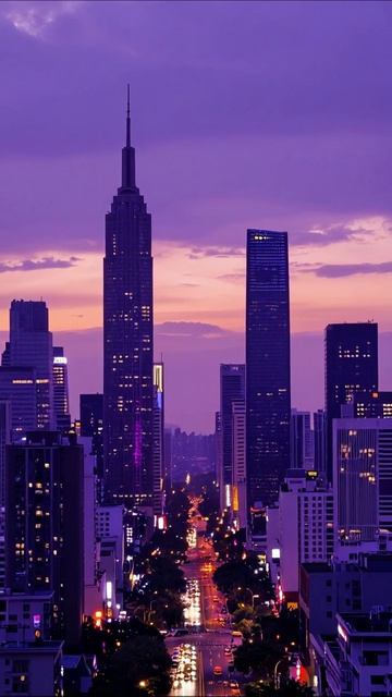 Вечерний город: магия городской ночи #город #архитектура #пейзаж