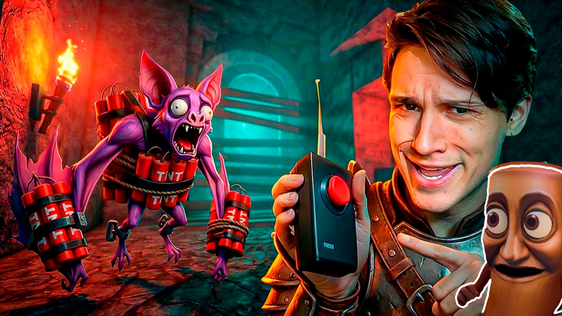 ВЗОРВАЛ ЗЛУЮ МЫШЬ В 99 НОЧЕЙ В ЛЕСУ 😱💣