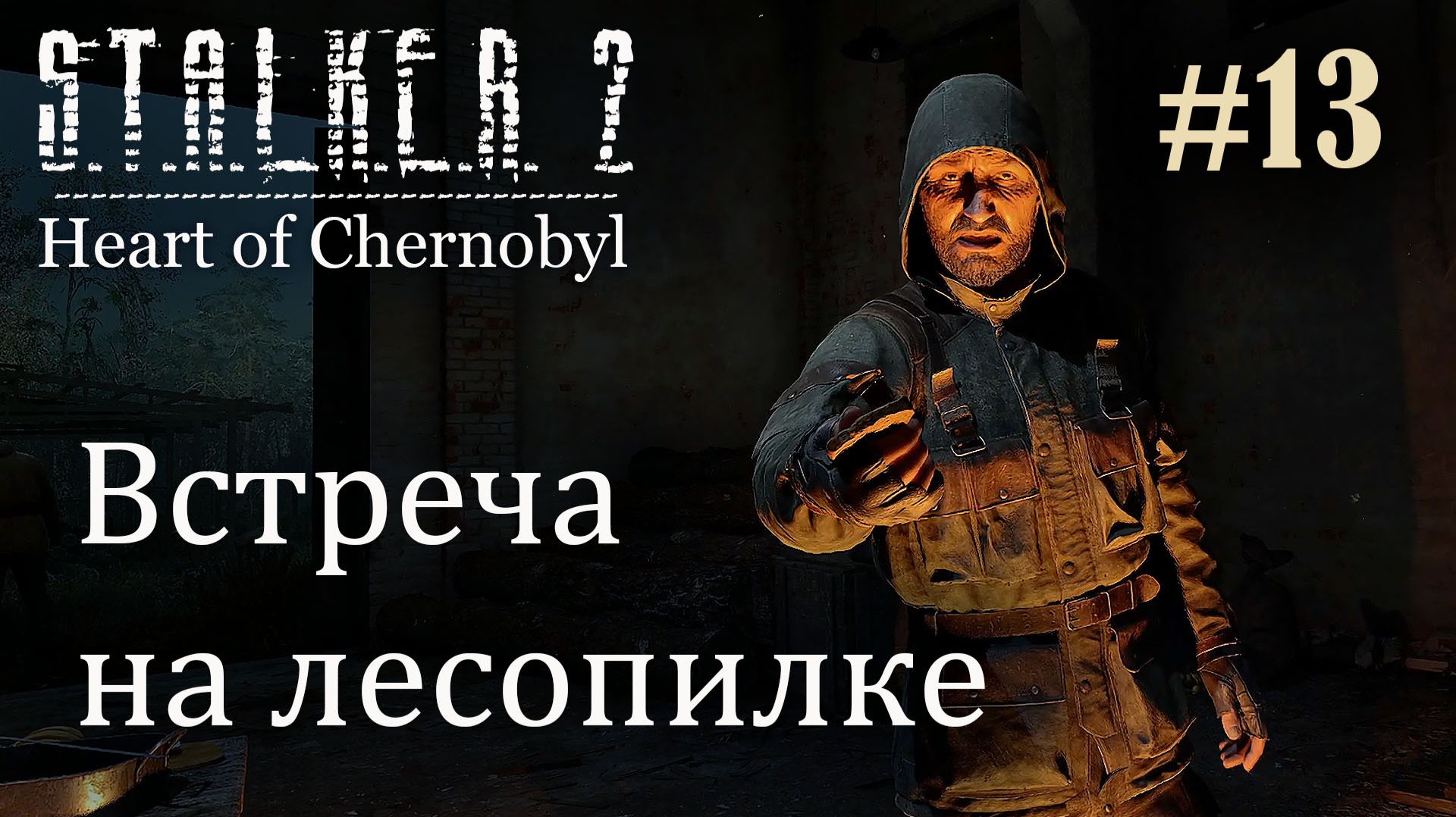 Встреча на лесопилке. S.T.A.L.K.E.R. 2 Heart Of Chernobyl #13 Прохождение Patch 1.8.1