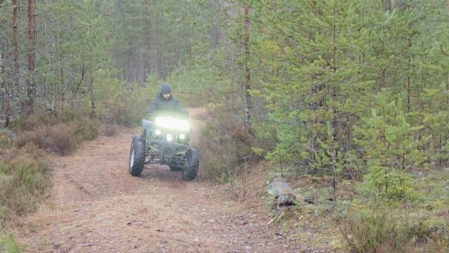 на даче на квадре