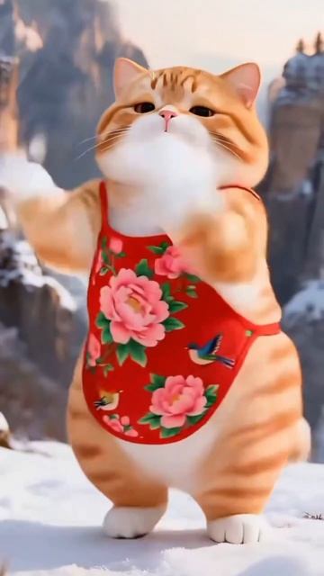 Самый красивый танцующий кот