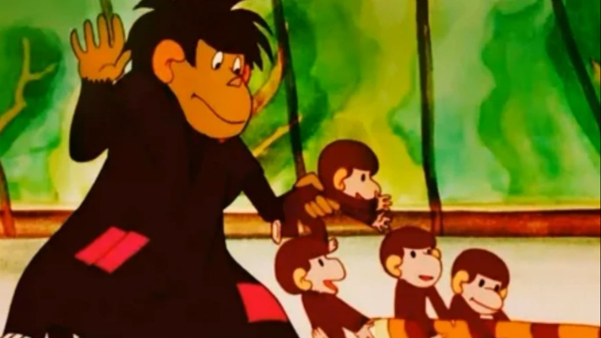 В каждом маленьком ребенке-из мф Осторожно обезьянки