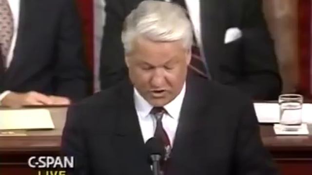 Выступление Бориса Ельцина в Конгрессе США в 1992 году