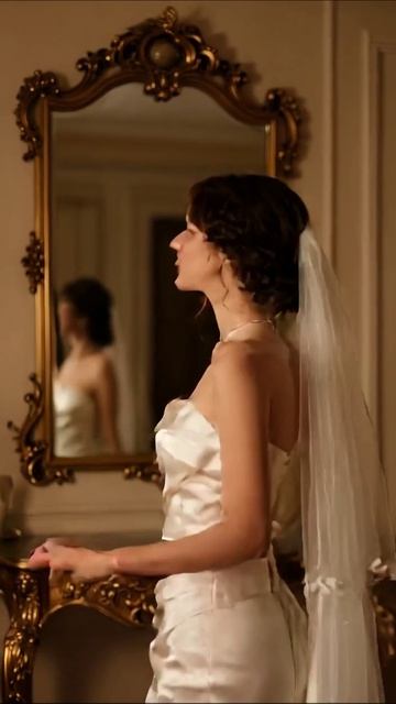 Невеста в роскошном платье #свадьба #мода #красота