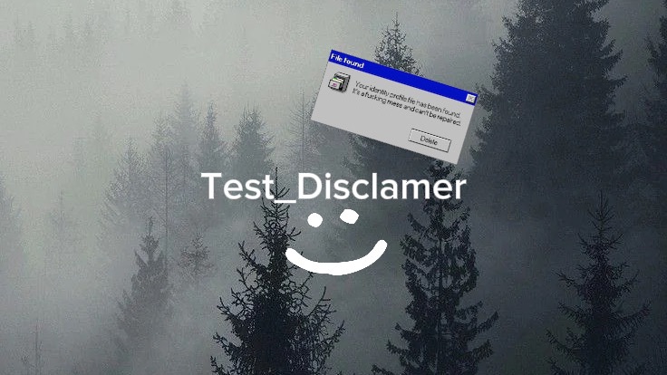 Test_Disclamer