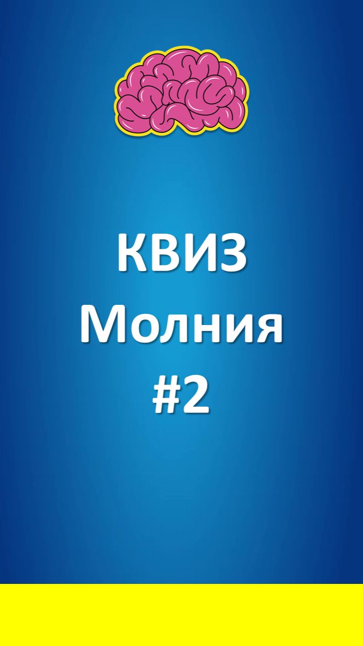 КВИЗ Молния #2