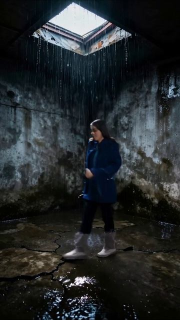 Заброшенное пространство: тишина и капли воды #заброшки #мгновение #природа