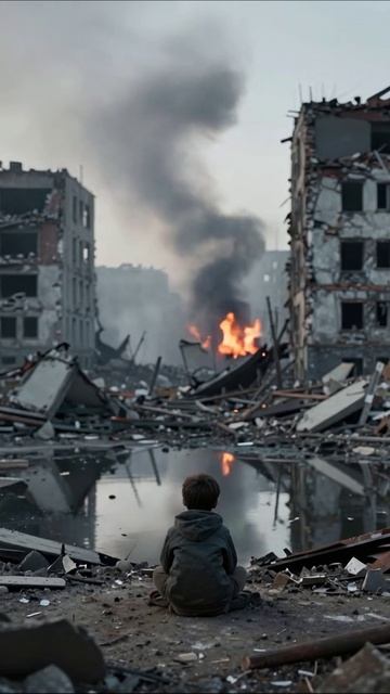 Последствия разрушений: надежда ушла навсегда #война #дети #разрушения