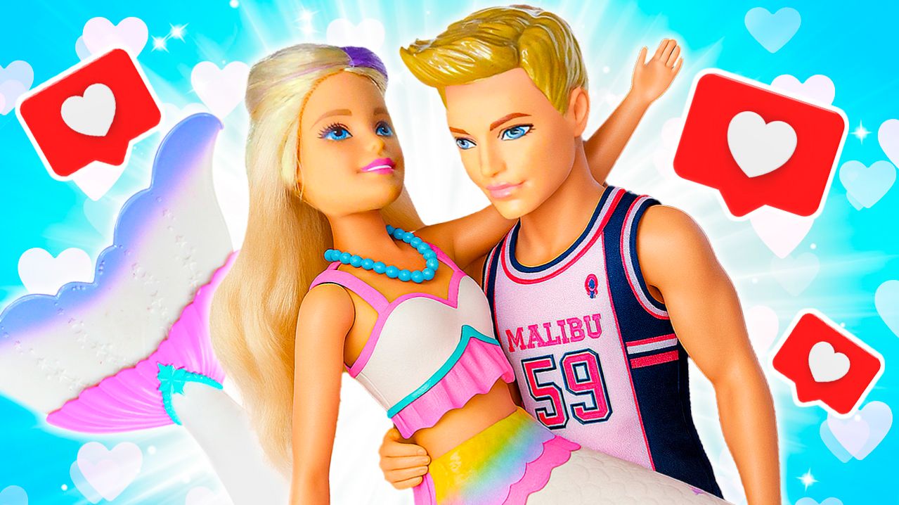 ☀️Летний круг: Русалочка и Кен🧜🏖️