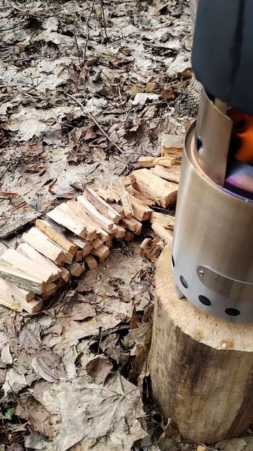 Печка щепочница Mirostov 130 + котелок POT 2350 🍲🔥🏕️