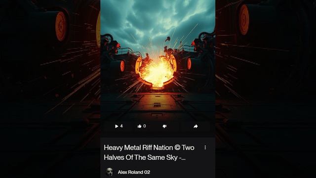 Heavy Metal Riff Nation © Two Halves Of The Same Sky - Cover Alex Roland