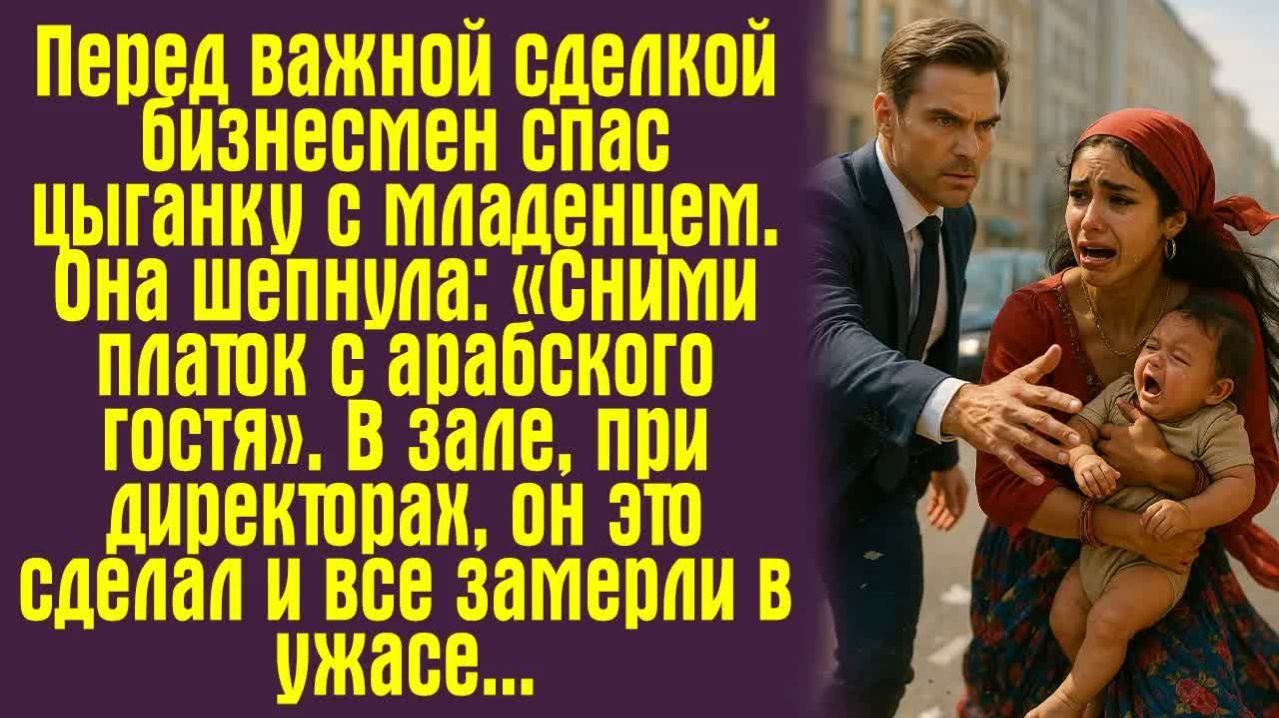 Истории из жизни. Слушать истории. Перед важной сделкой бизнесмен спас цыганку с младенцем