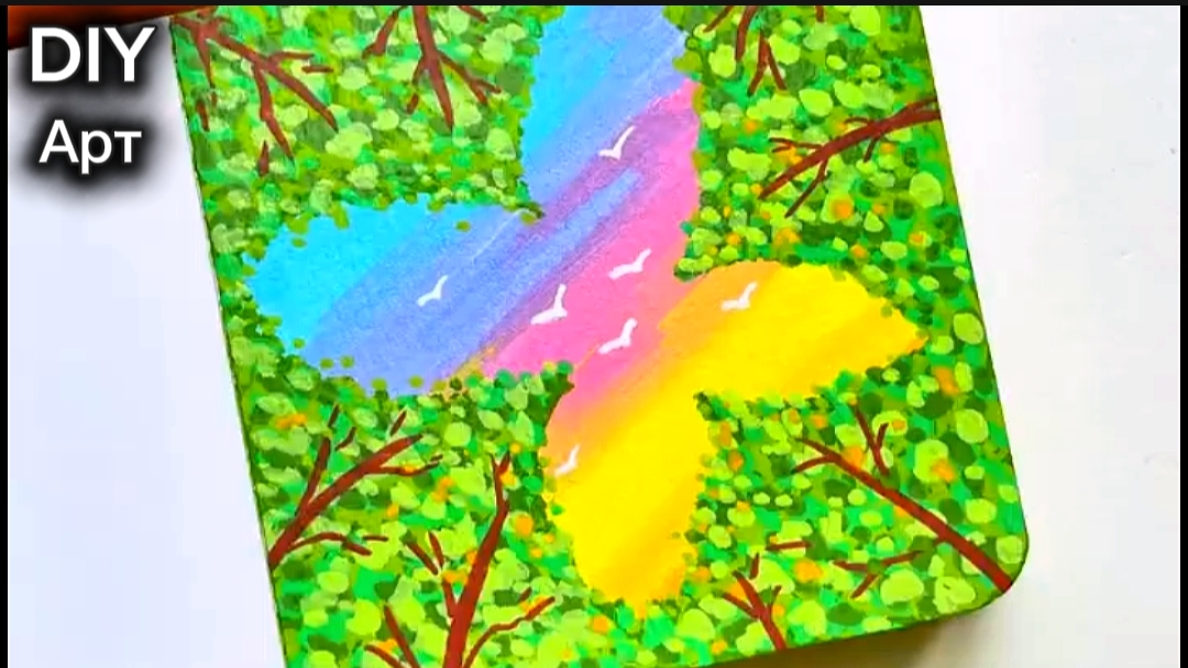 Вот как нарисовать летний рисунк фломастерами. DIY Арт