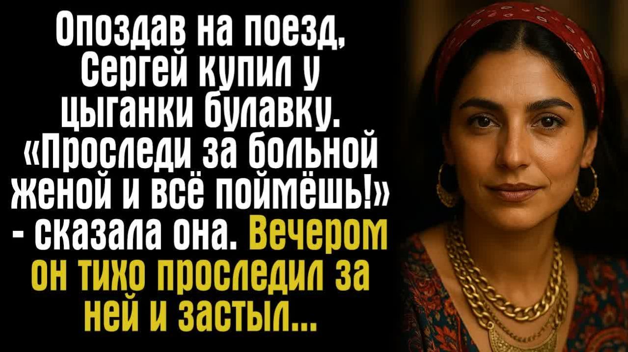 Истории из жизни. Слушать истории. Опоздав на поезд, Сергей купил у цыганки булавку.
