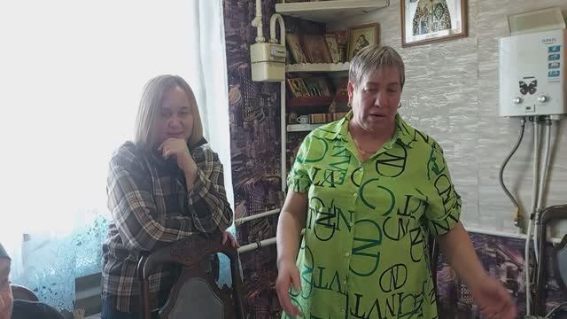 У Валентины на Вербное воскресенье.