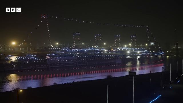 Titanic Drone Show/ / / Not My Video