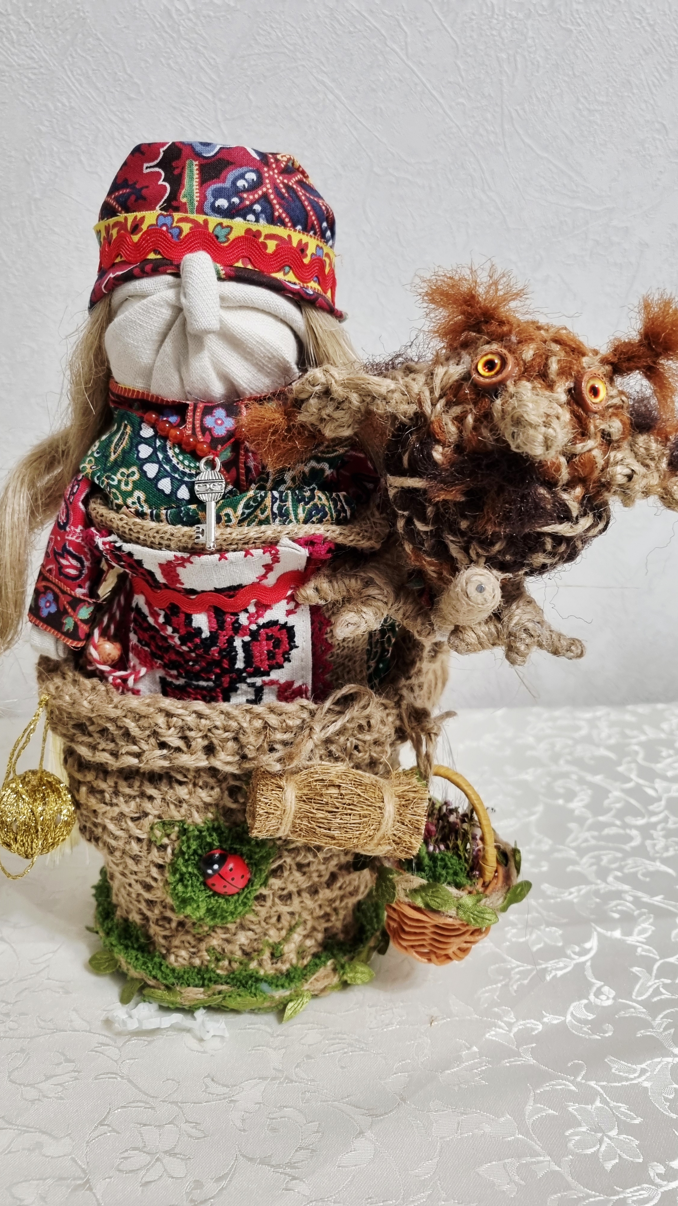 Баба-Яга с Совой