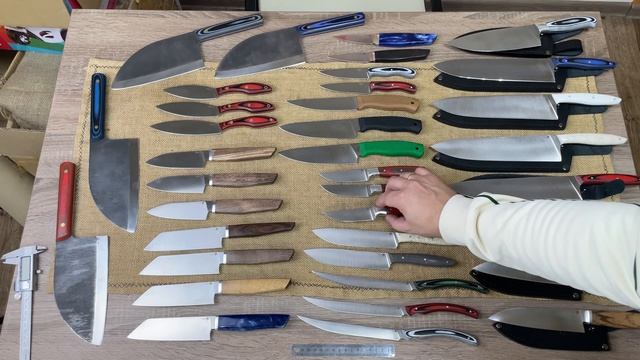 Выставка ножей ! Классные рабочие кухонные ножи!