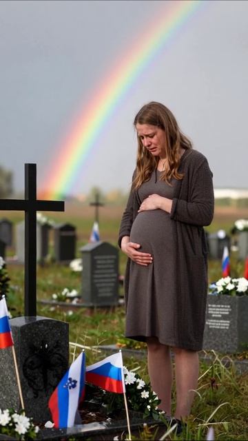 Печаль утраты под радугой #печаль #утрата #жизнь