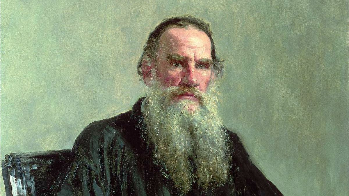 Толстой на охоте.