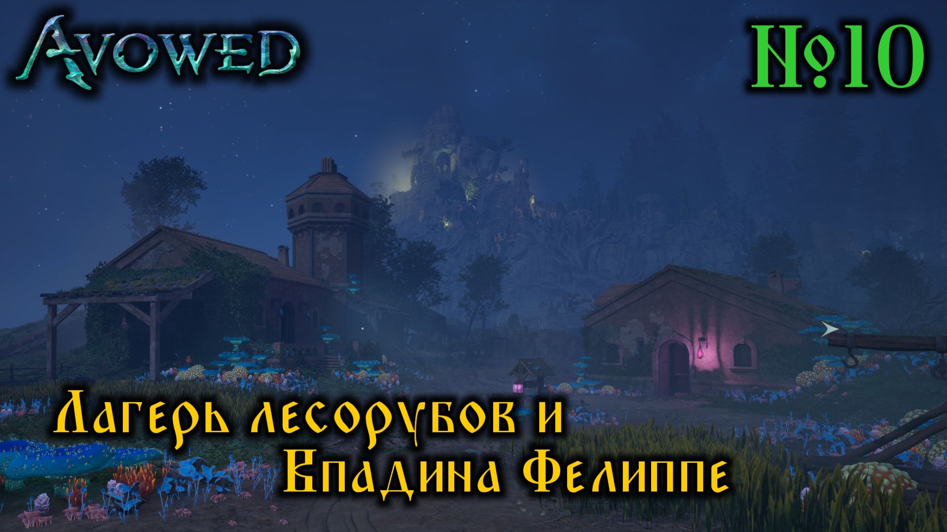 Avowed №10 Лагерь лесорубов и Впадина Фелиппе (стрим)