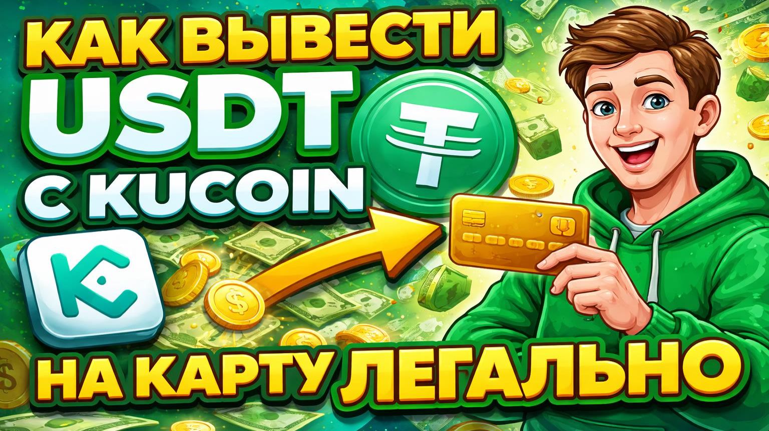 Вывод средств с KuCoin на карту легально | Как вывести USDT с биржи на карту