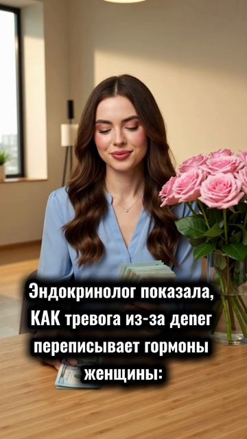 Эндокринолог показала, КАК тревога из-за деnег переписывает гормоны женщины