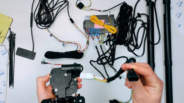 Cхема монтажа электропривода двери багажника LADA VESTA SW