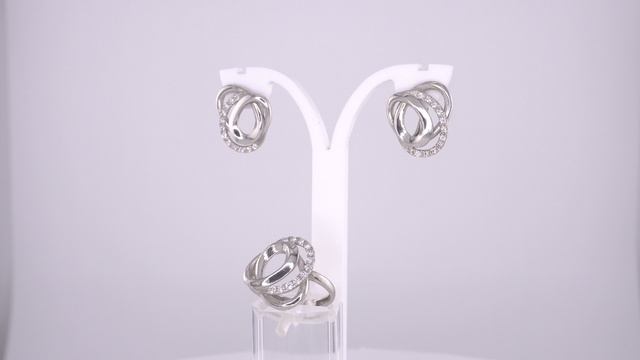 Ювелирные украшения серьги арт. 33817592Д кольцо арт. 23817592Д