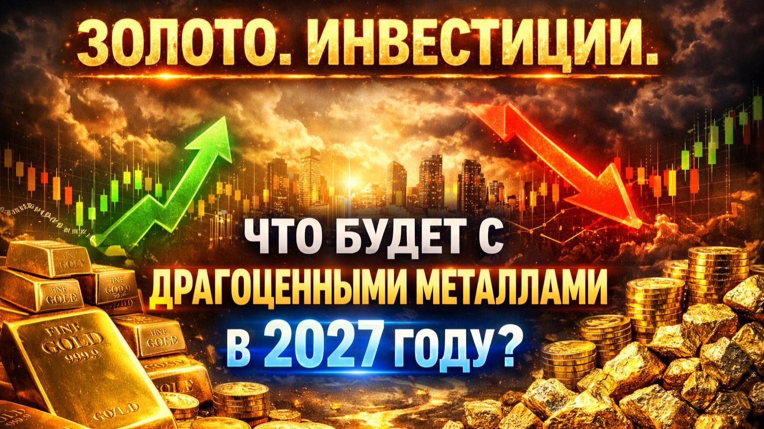 ЗОЛОТО. Инвестиции. Что будет с драгоценными металлами в 2027 году?