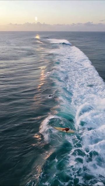 Серфинг на закате: волны и свобода #серфинг #море #приключения