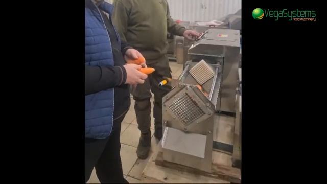 Машина Вега/Vega C Pusher H150 для нарезки овощей и фруктов на дольки I Нарезка моркови