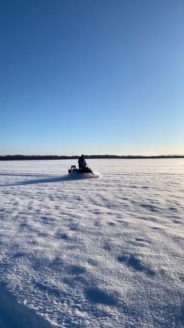 Путешествие на снегоходе РЫСЬ 500 с реверсом с дополнительной пониженной передачей