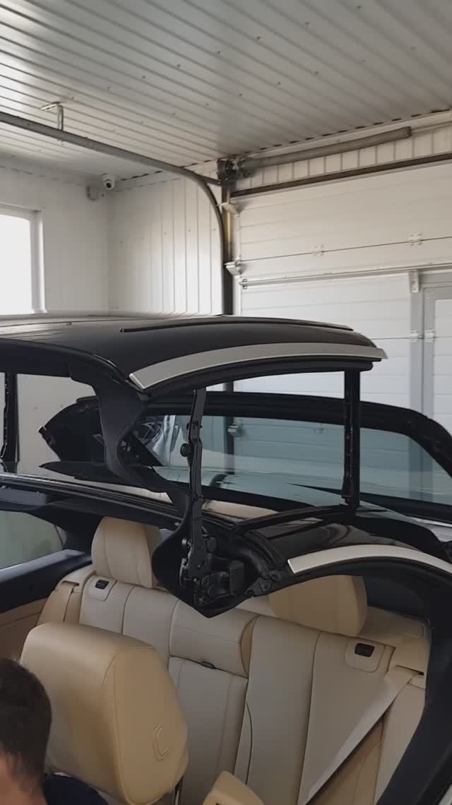 Кабриолет БМВ, крыша трансформер.