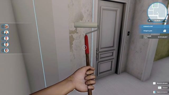 я сделал ремонт в доме House Flipper 100%