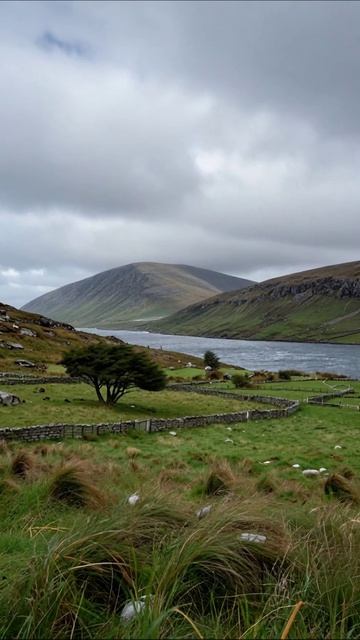 Красота природы: горы и река #природа #ландшафт #пейзаж