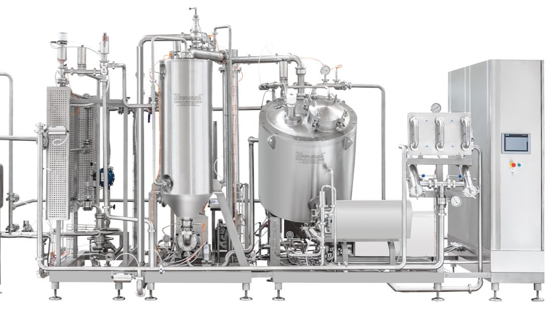 ТуркПроцесс - миксер Uzermak UHT стерилизатор для плавленного сыра