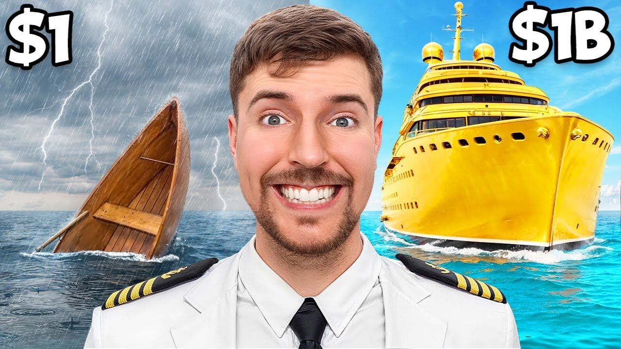 ЯХТА ЗА 1$ VS $100,0000
MRBEAST МИСТЕРБИСТ НА РУССКОМ мистер бист на русском