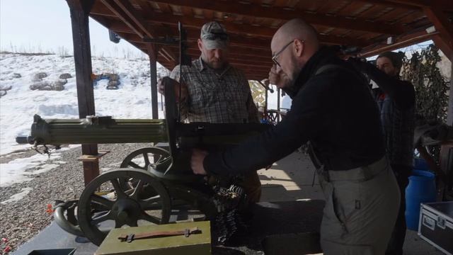 Самопроизвольный выстрел из пулемёта Максим