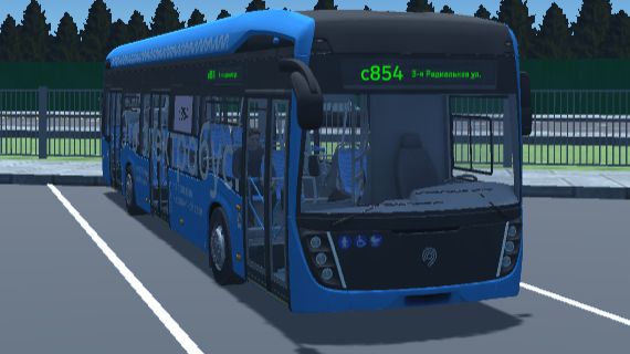 Я катаюсь на электробусе в Яндексе Игры и Водитель Московского Автобуса