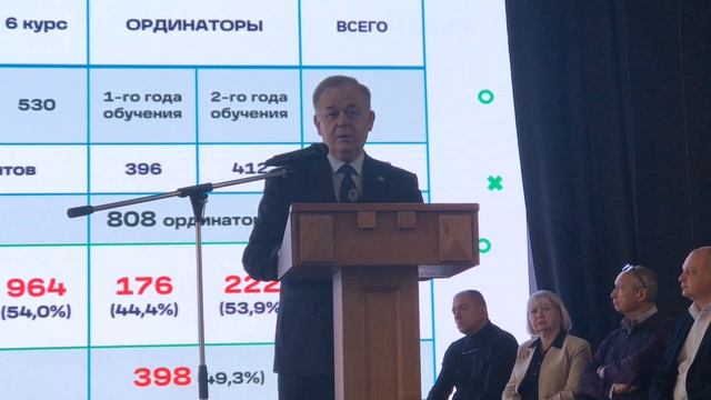 Приветственное слово ректора ДонГМУ Г. А. Игнатенко на Ярмарке вакансий