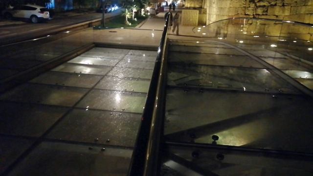 Стеклянный мост в Дербенте, вечерняя прогулка по парку Дербента