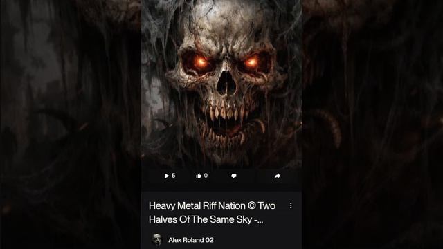 Heavy Metal Riff Nation © Two Halves Of The Same Sky - Cover Alex Roland