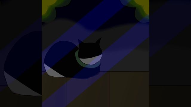 Чумазик сидит туманной ночью и ждёт когда вернётся рыжик