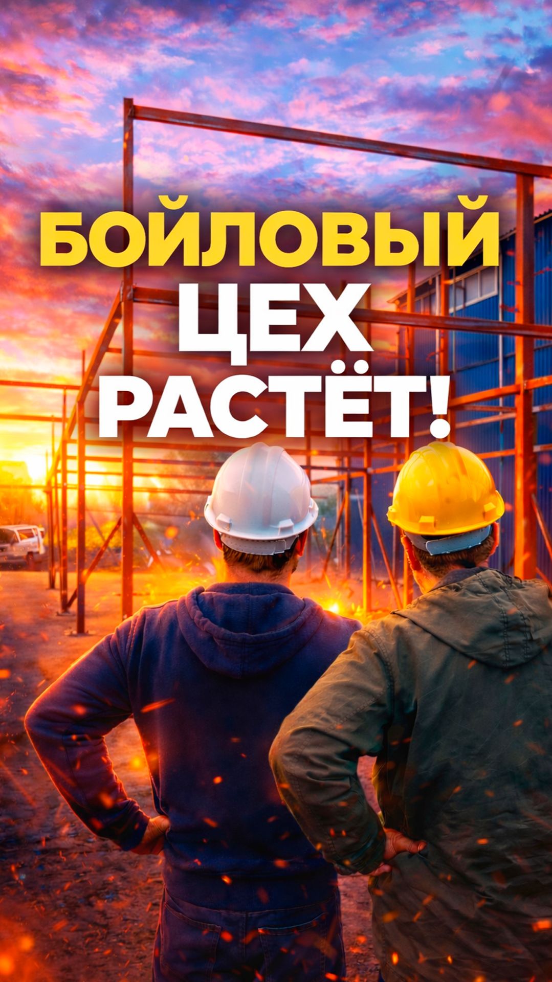 Наш бойловый цех растёт не по дням, а по часам!