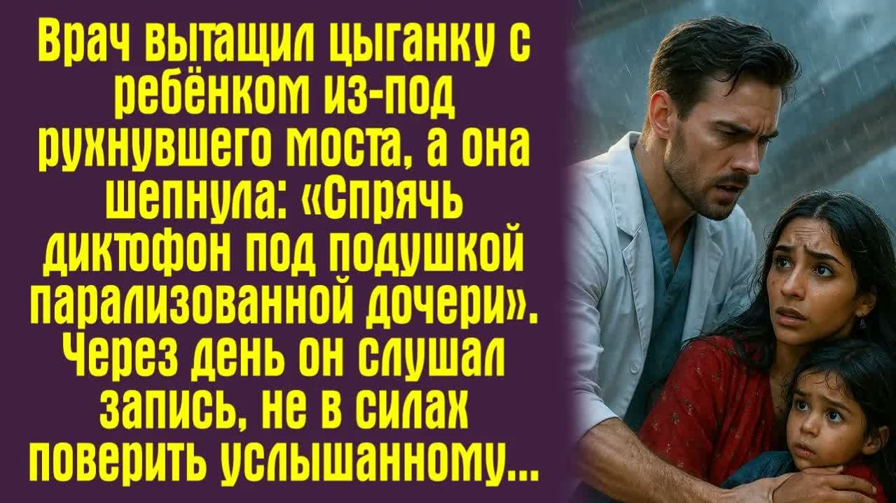 Истории из жизни. Слушать истории. Врач вытащил цыганку с ребёнком из-под рухнувшего моста