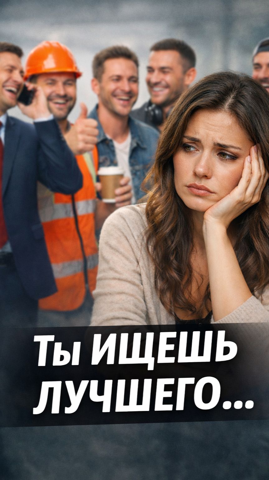 Ты ищешь “лучшего” мужчину — и поэтому одна