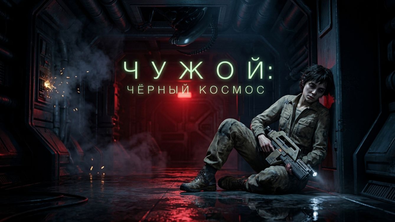 ЧЁРНЫЙ КОСМОС — клип в духе «Чужого»