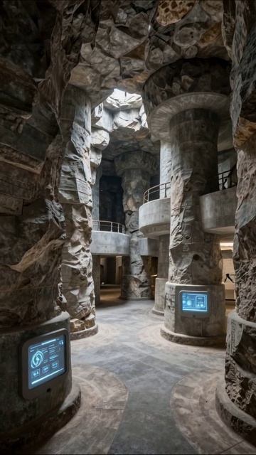 Подземный мир: Ошеломляющая архитектура #архитектура #дизайн #подземелье